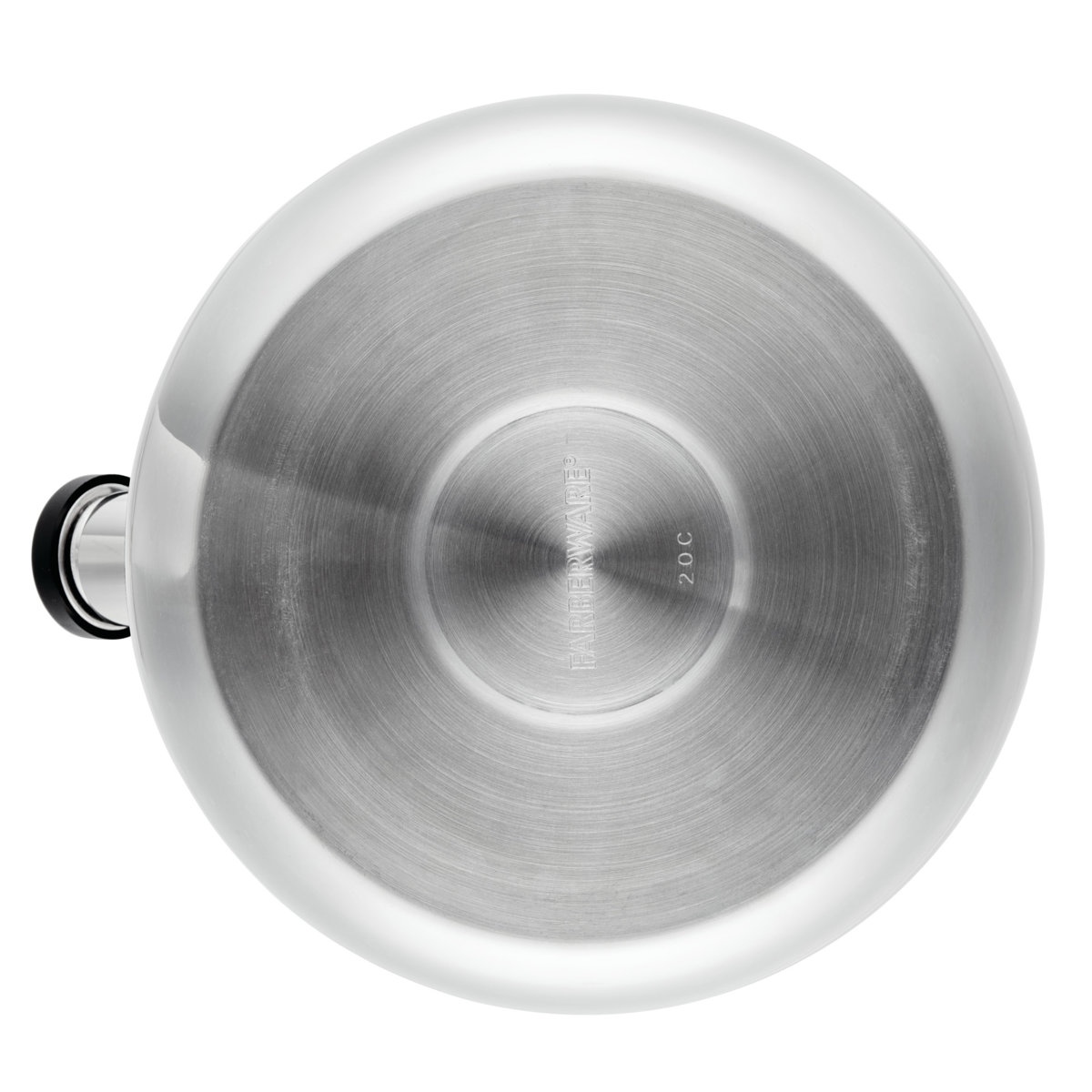 Farberware Stainless Steel Egg-shaped Whistling Tea Kettle, 2.3-quart, Silver